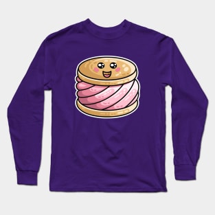 Kawaii Cute Ice Cream Sandwich Long Sleeve T-Shirt